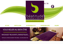 Tablet Screenshot of beatitudebienetre.com